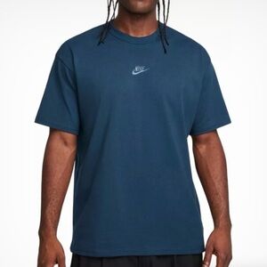 Nike Sportswear Premium Essentials Short Sleeve Tee In Navy Size Medium NWT